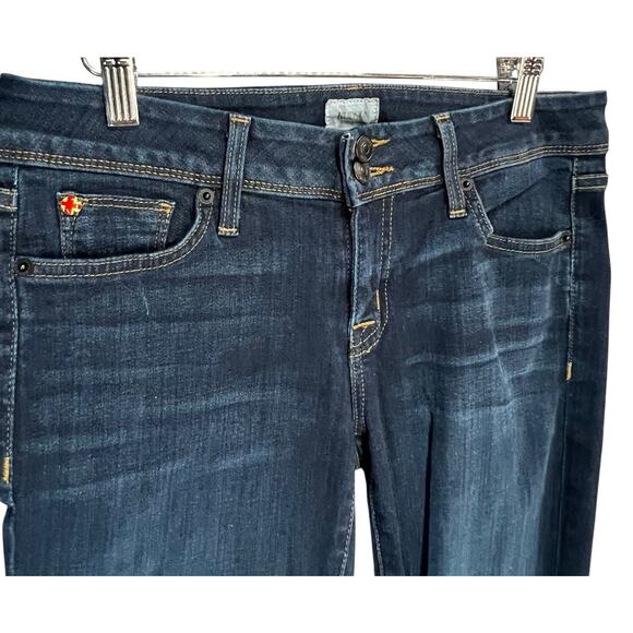 Hudson Ginny Straight Jeans Womens 28 Blue Denim Modern Low Rise USA Stretch - Picture 2 of 16